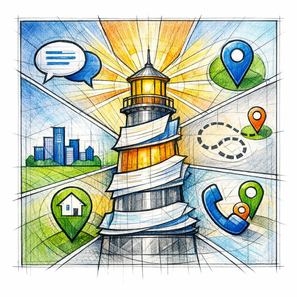A city landing page shines with local testimonials, landmarks, and service-area signals.